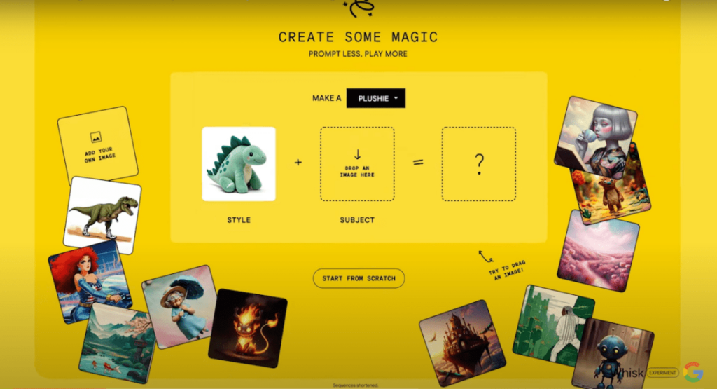 „Google Whisk“, vaizdo remiksavimo įrankį, dabar galima įsigyti 100 ir