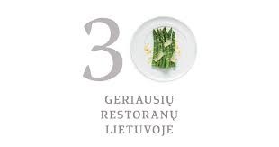 Skelbiamas 30 geriausių restoranų sąrašas